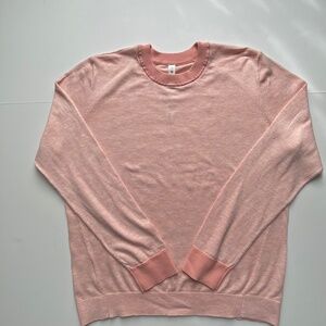 Lululemon Womens Silk-Blend Crewneck Sweater